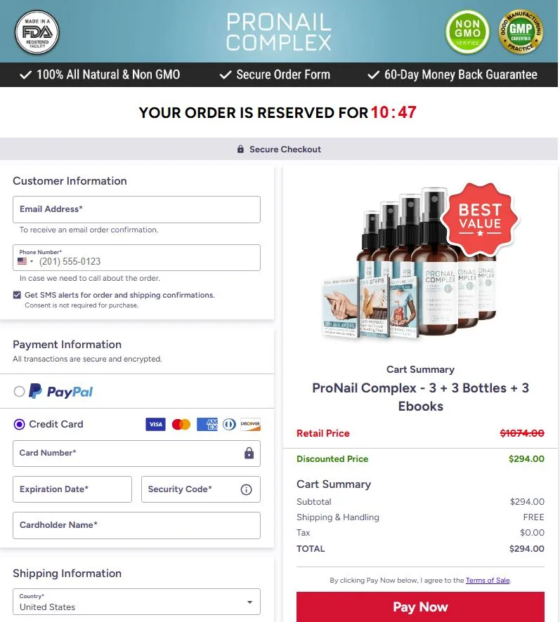 pronail complex sale